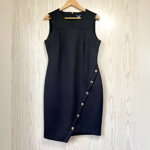 Tommy Hilfiger Women's Scuba Knee-Length Sheath Dress Size 12 LNC - Picture 1 of 3